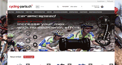 Desktop Screenshot of cycling-parts.ch